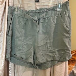 Women's Olive Green Shorts